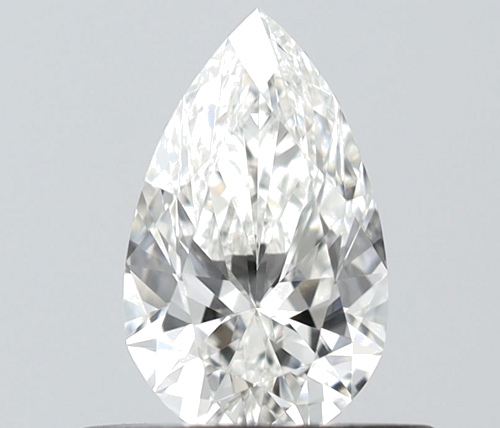 0.4 carat G-VVS2 Natūralus Pear Deimantas (1)