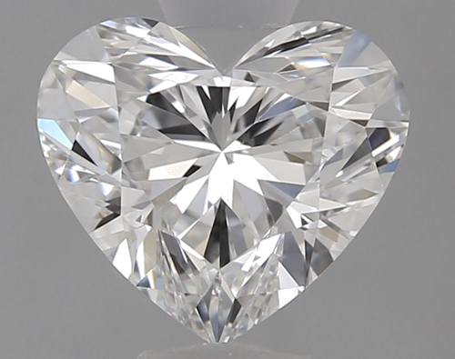 0.9 carat F-VS2 Natūralus Heart Deimantas (1)