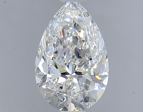 0.7 carat D-VVS2 Natūralus Pear Deimantas (1)