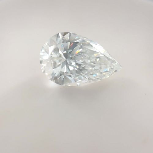 1.8 carat E-SI1 Natūralus Pear Deimantas (1)