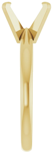 Sužadėtuvių Žiedas „Solitaire“ 585 Geltonojo Aukso Oval 9mm x 7mm (4)