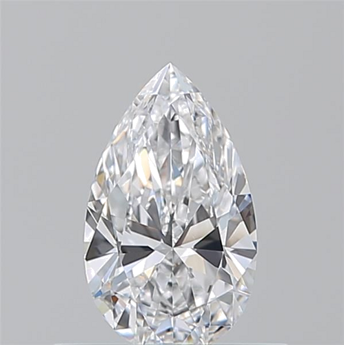 0.5 carat D-VVS2 Natūralus Pear Deimantas (1)