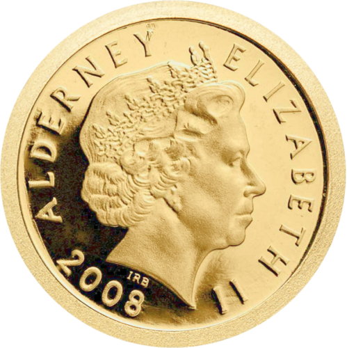 1/25 oz Форд модель 2008 Британия 1 фунт Золотая монета (2)