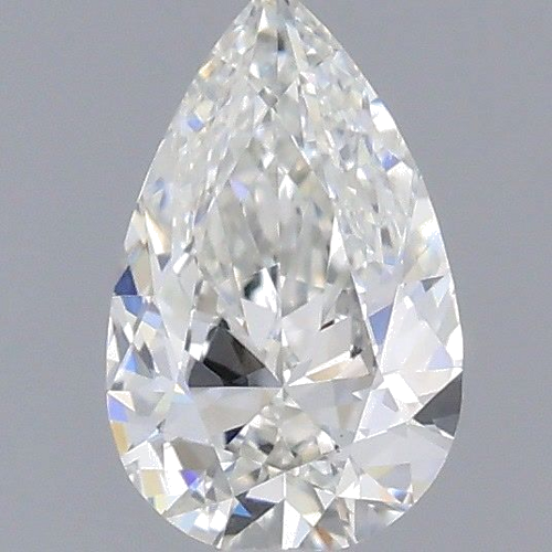 0.3 carat G-VS2 Natūralus Pear Deimantas (1)