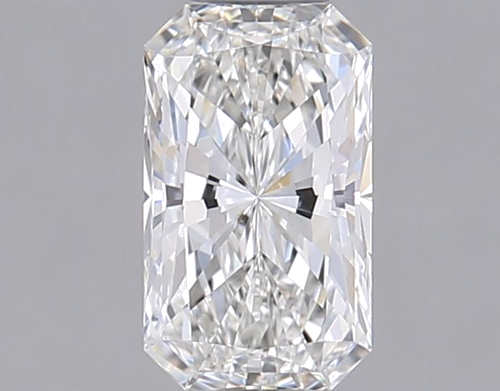 0.53 carat F-VVS1 Natūralus Radiant Deimantas (1)
