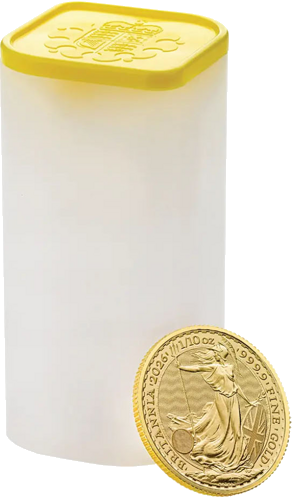 1/10 oz Британия 2026 Золотая монета Карл III (3)