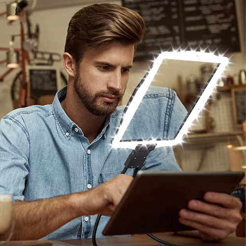 Laisvų rankų didinamasis stiklas apšvietimu 2x (3)