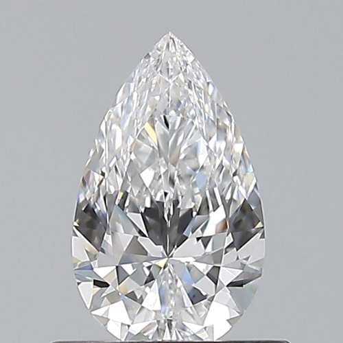 0.6 carat D-VVS1 Natūralus Pear Deimantas (1)