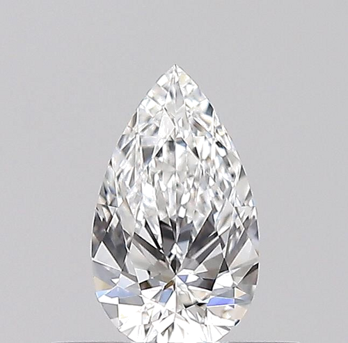 0.3 carat E-IF Natūralus Pear Deimantas (1)