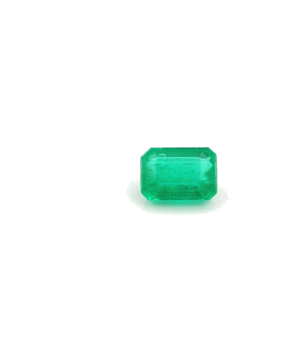 0.45 carat GREEN STEP cut Octagonal Smaragdas (1)
