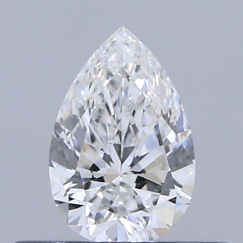 0.3 carat E-SI1 Natūralus Pear Deimantas (1)