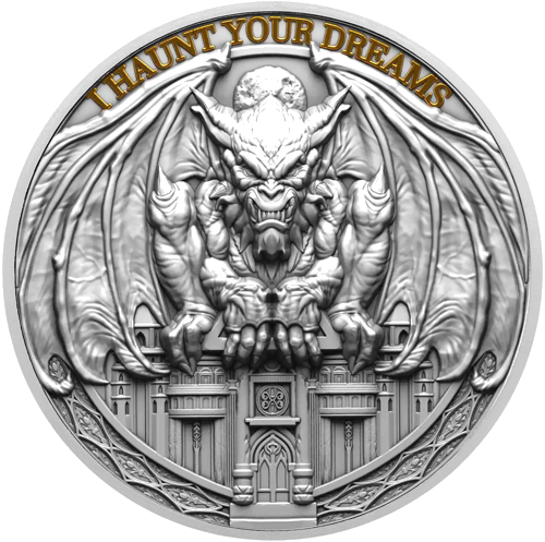 2 oz Sapnų medžiotojas Kamerūnas 2024 sidabrinė moneta (1)