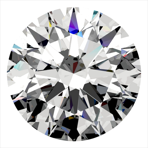 0.51 carat D-VS1 Excellent cut Natūralus Round Deimantas (1)