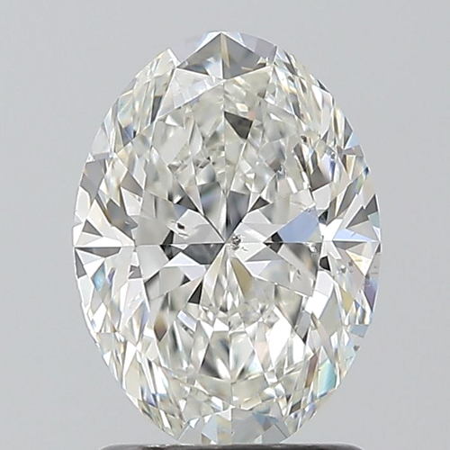 1.5 carat G-SI1 Natūralus Oval Deimantas (1)