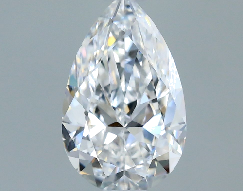 0.5 carat D-VVS2 Natūralus Pear Deimantas (1)