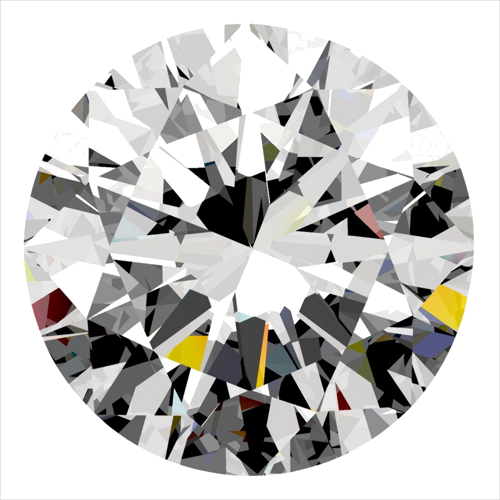 0.3 carat D-VS2 Very Good cut Natūralus Round Deimantas (1)