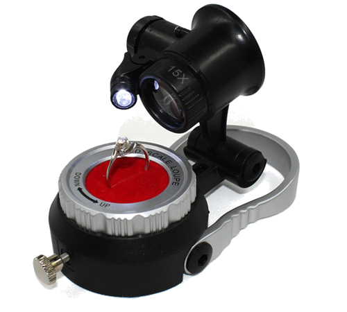 Juvelyrinis didinamasis stiklas su LED apšvietimu 10x 20x 25x (1)