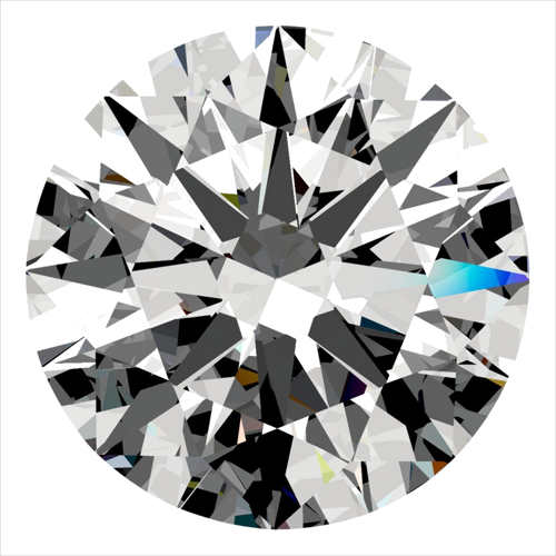 0.33 carat E-VVS2 Excellent cut Natūralus Round Deimantas (1)