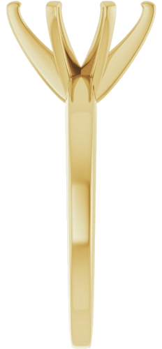 Sužadėtuvių Žiedas „Solitaire“ 585 Geltonojo Aukso Oval 10mm x 8mm (4)