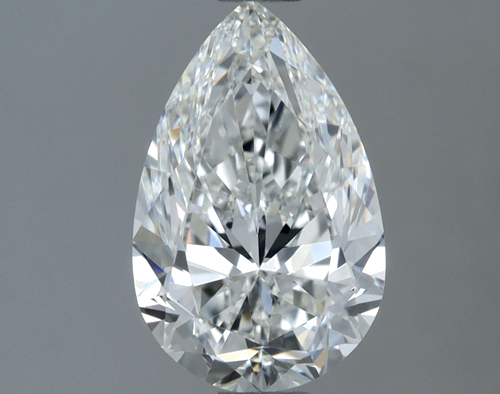 1.31 carat G-VS1 Natūralus Pear Deimantas (1)