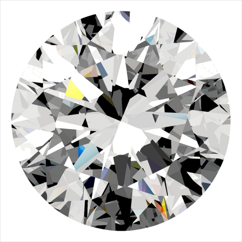 0.33 carat E-VVS1 Excellent cut Natūralus Round Deimantas (1)