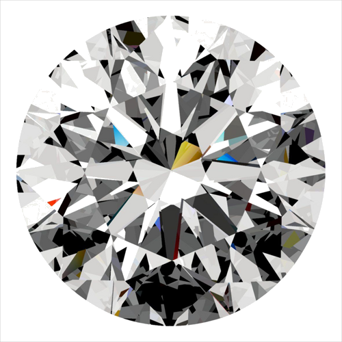 0.52 carat G-VS2 Excellent cut Natūralus Round Deimantas (1)