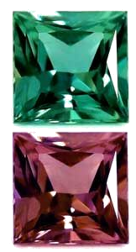 0.06 carat GREEN Square Alexandrite (1)