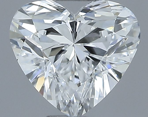 0.5 carat D-VVS2 Natūralus Heart Deimantas (1)