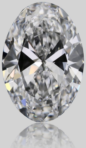 0.58 carat D-VS2 Natūralus Oval Deimantas (1)