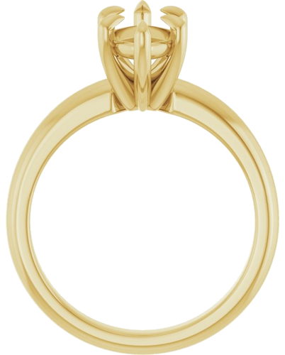 Sužadėtuvių Žiedas „Claw-Prong Solitaire“ 14k yellow gold Marquise 12mm x 6mm (2)