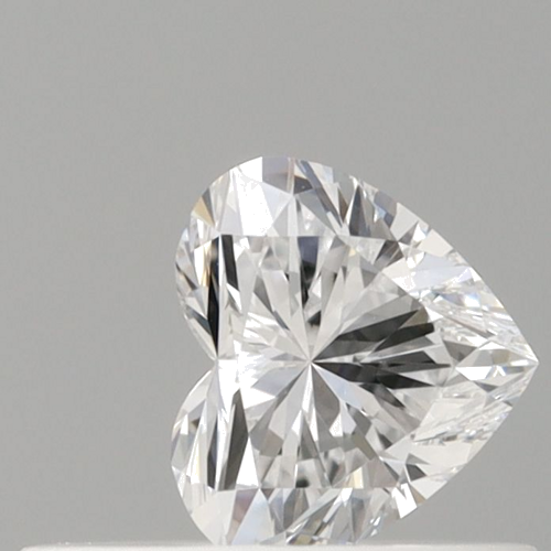 0.3 carat D-VVS2 Natūralus Heart Deimantas (1)