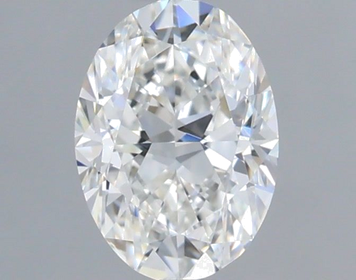 0.6 carat F-VVS2 Natūralus Oval Deimantas (1)