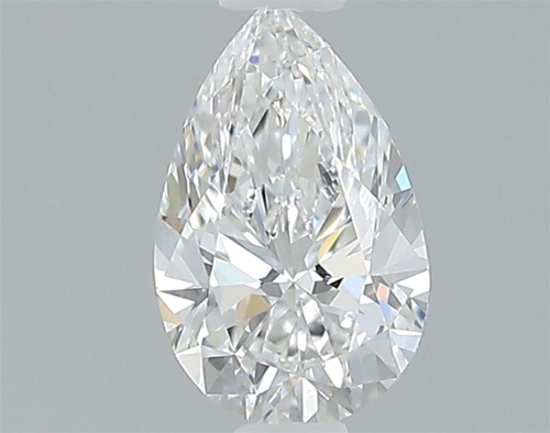 0.43 carat D-VVS2 Natūralus Pear Deimantas (1)
