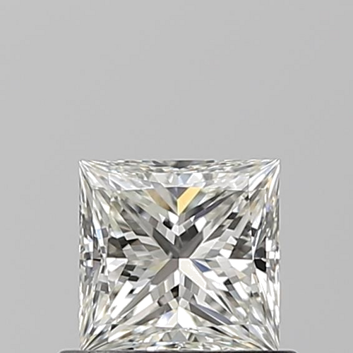 0.6 carat I-VVS2 Natūralus Princess Deimantas (1)