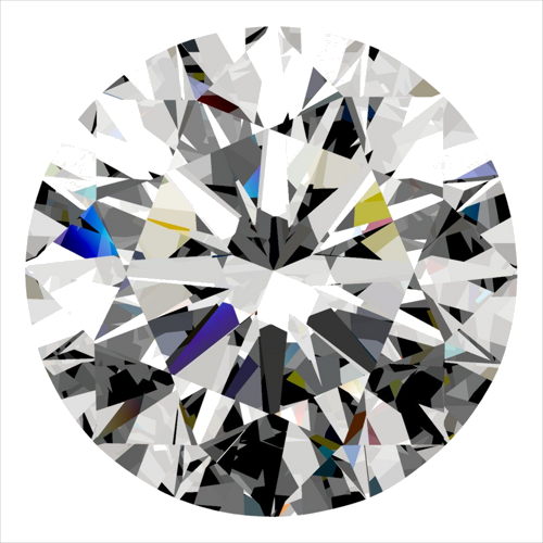 0.4 carat D-VVS2 Excellent cut Natūralus Round Deimantas (1)