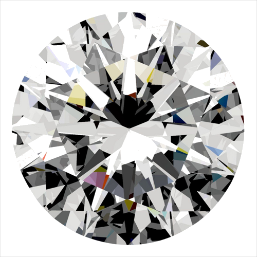 0.3 carat E-VS1 Excellent cut Natūralus Round Deimantas (1)