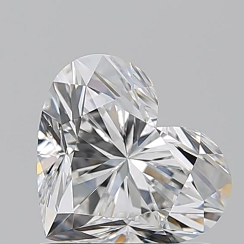 1.01 carat F-VS1 Natūralus Heart Deimantas (1)