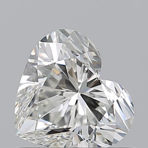 0.8 carat I-VVS1 Natūralus Heart Deimantas (1)