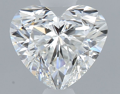 0.5 carat G-VVS1 Natūralus Heart Deimantas (1)