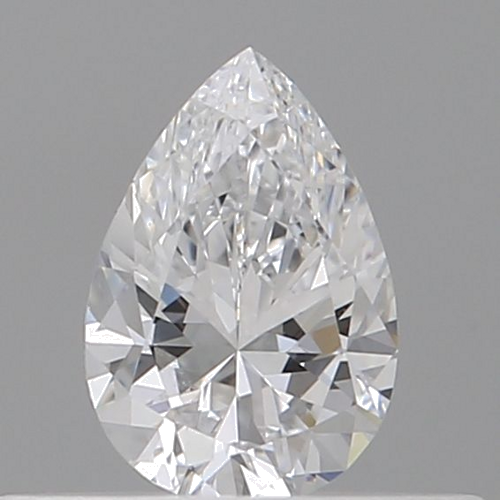 0.3 carat D-IF Natūralus Pear Deimantas (1)