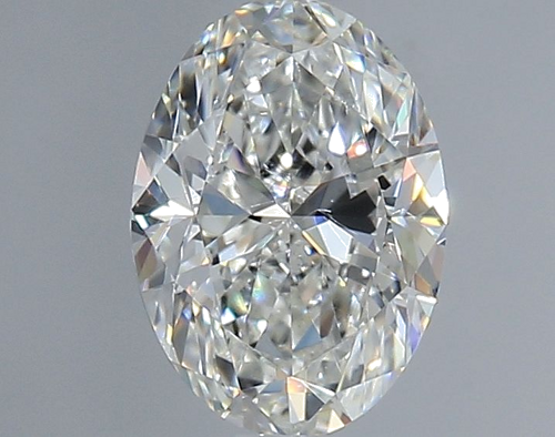 1.0 carat G-SI1 Natūralus Oval Deimantas (1)