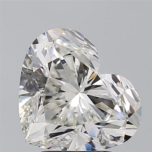 4.01 carat I-VS2 Natūralus Heart Deimantas (1)