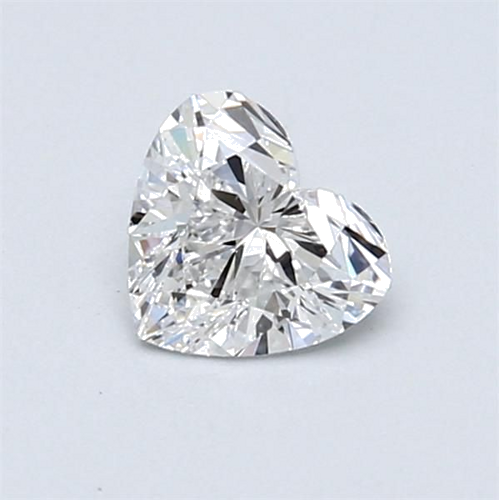 0.6 carat D-IF Natūralus Heart Deimantas (1)