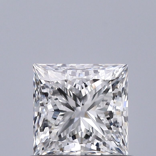 0.64 carat E-VS2 Natūralus Princess Deimantas (1)