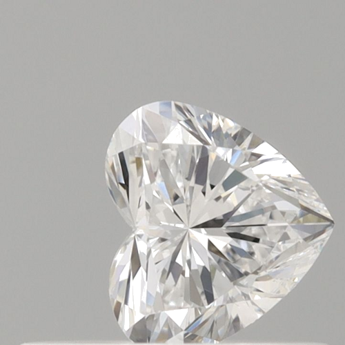 0.34 carat D-VVS2 Natūralus Heart Deimantas (1)