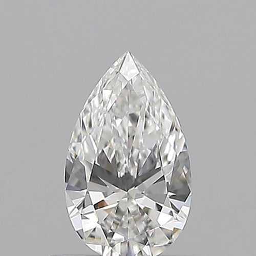0.5 carat F-VVS2 Natūralus Pear Deimantas (1)