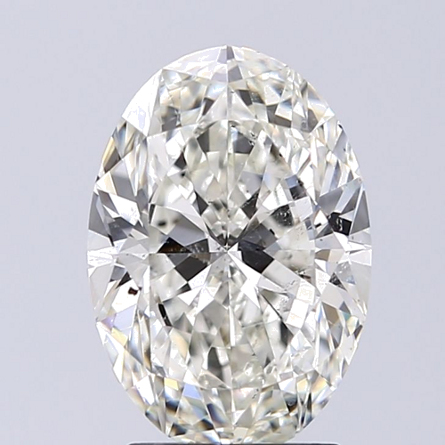 2.21 carat J-SI2 Natūralus Oval Deimantas (1)