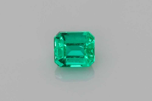 0.21 carat GREEN Octagonal Smaragdas (1)