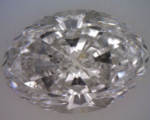3.01 carat F-SI2 Natūralus Oval Deimantas (1)