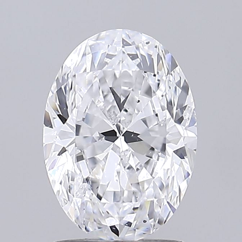1.5 carat D-SI2 Natūralus Oval Deimantas (1)
